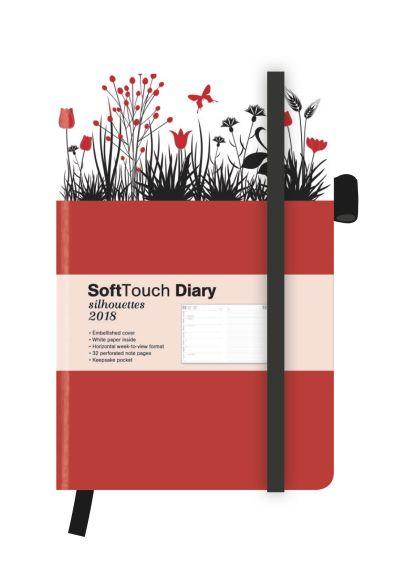 SOFTTOUCH DIARY SMALL 2018: SILHOUETTES TULIPS