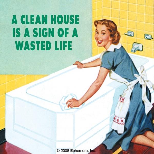KLAASIALUS RETRO HUMOUR: A CLEAN HOUSE