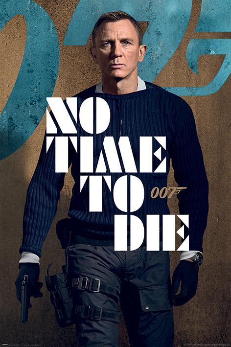 POSTER JAMES BOND (NO TIME TO DIE - JAMES STANCE), MAXI