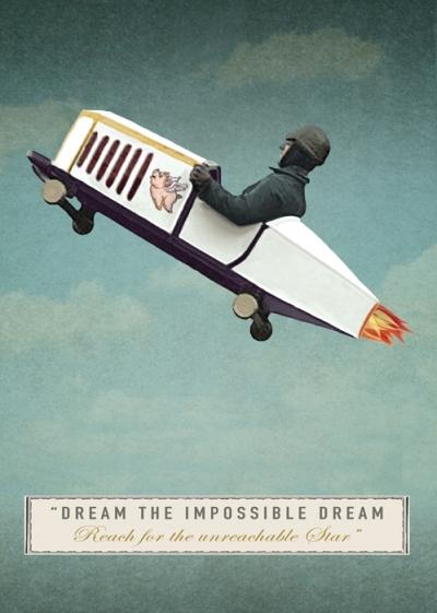 ÕNNITLUSKAART DREAM THE IMPOSSIBLE DREAM