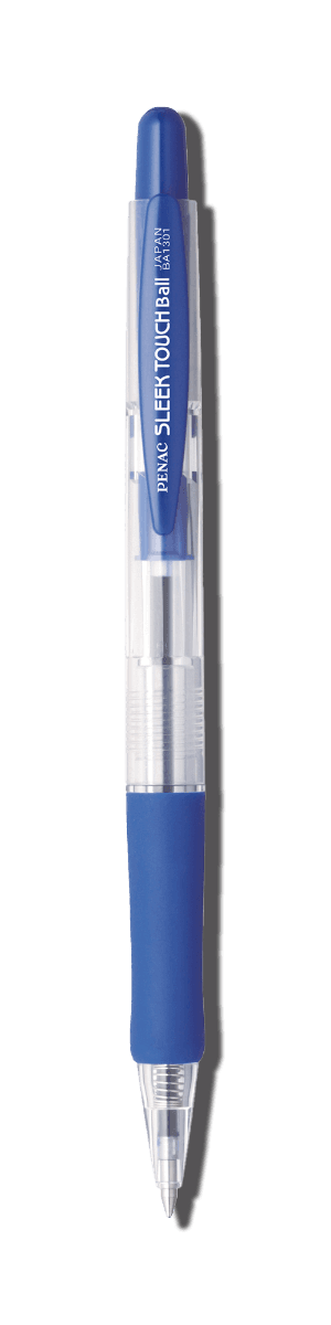 Pastapliiats Penac SleekTouch 0,7mm, sinine, klõpsuga