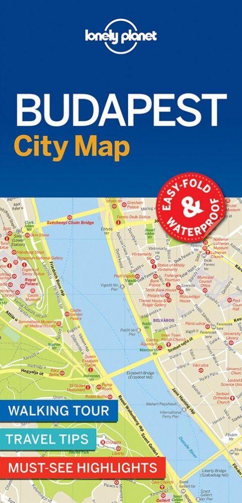 Lonely Planet: Budapest City Map