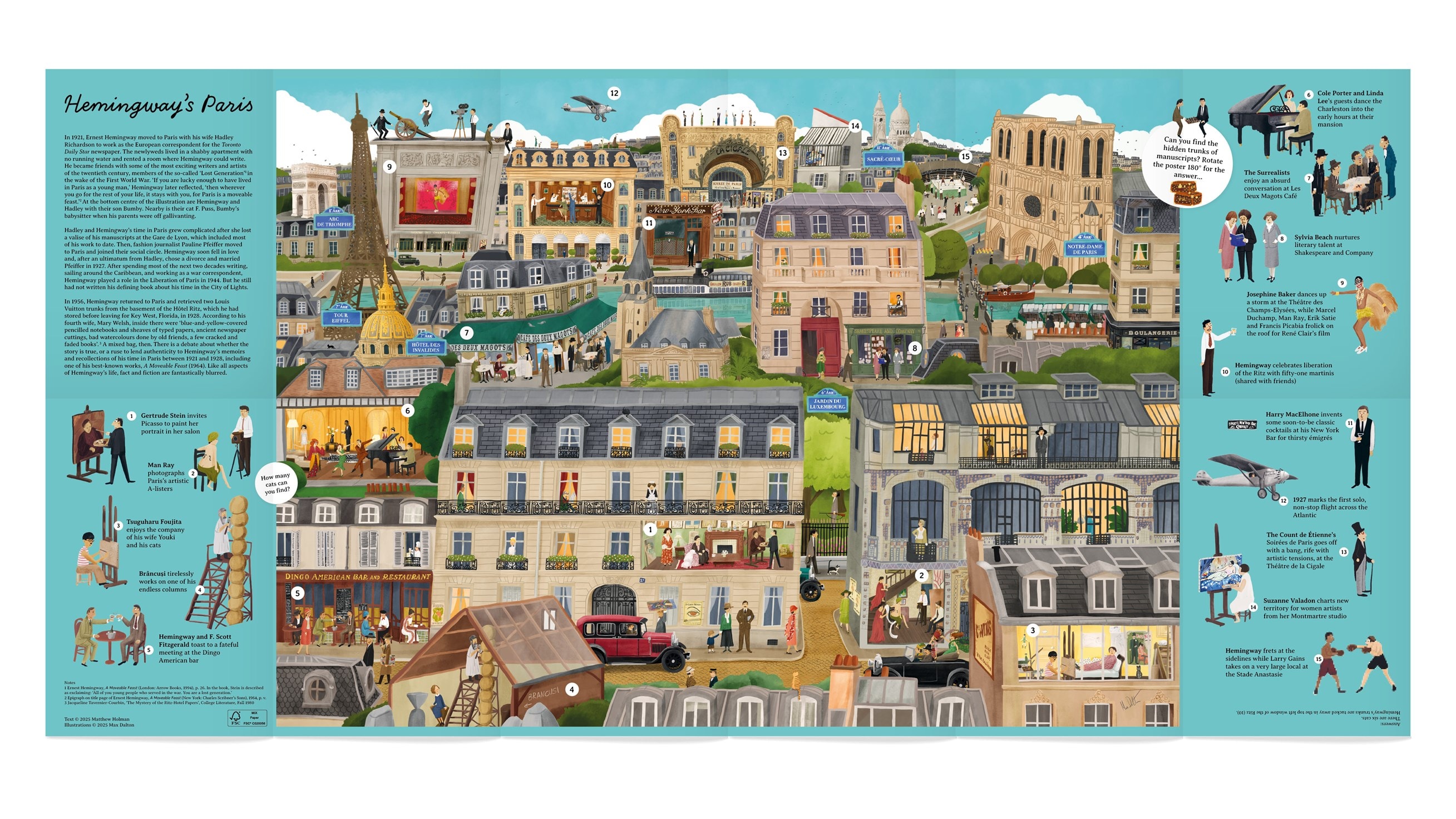 Pusle Hemingway's Paris, 1000tk