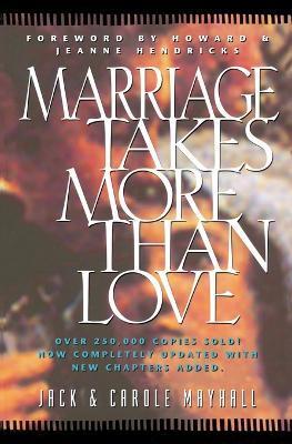 MARRIAGE TAKES MORE THAN LOVE