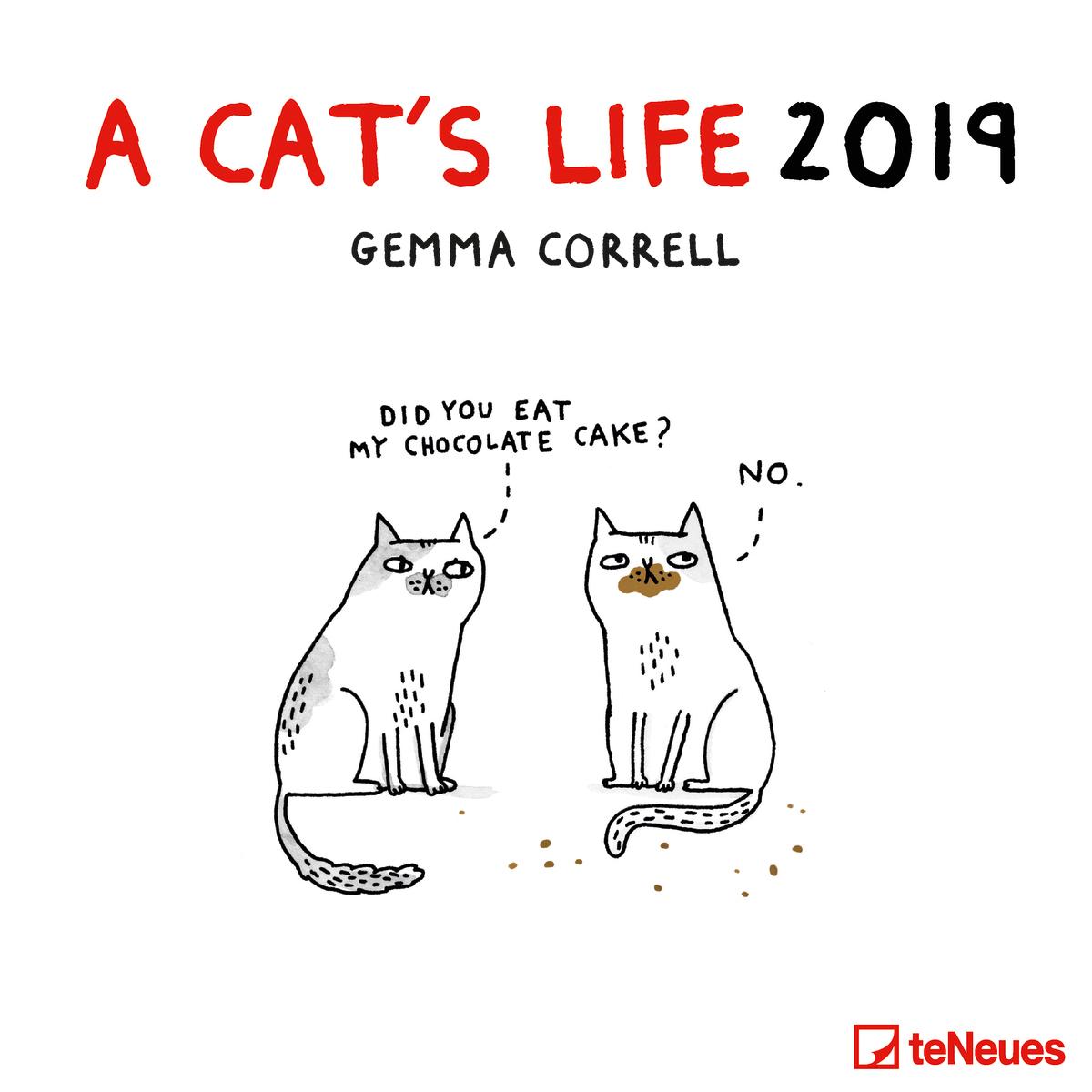 2019 SEINAKALENDER A CAT'S LIFE
