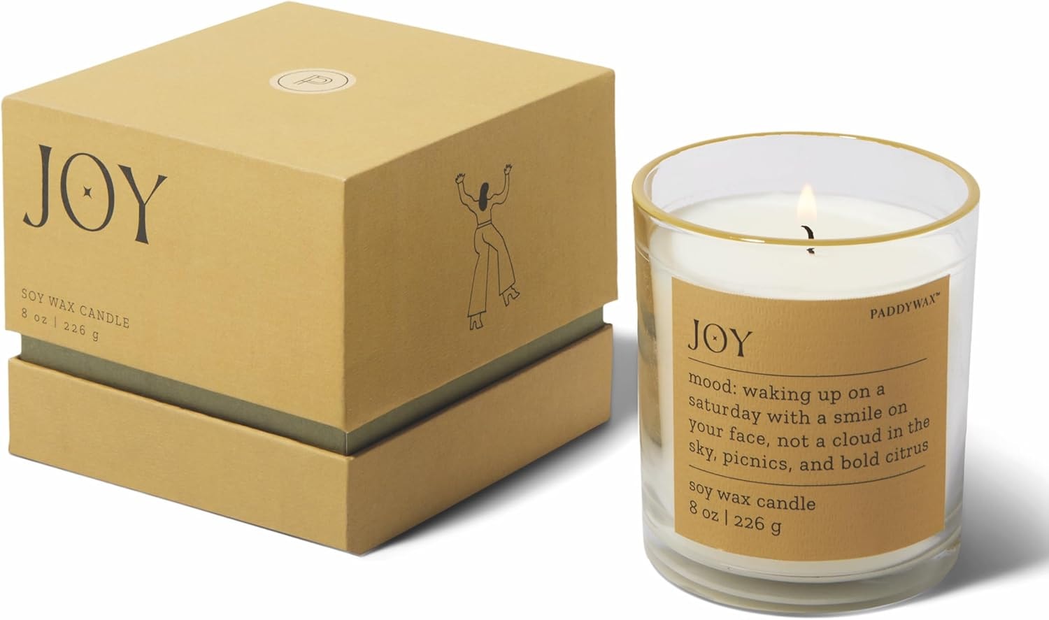 Paddywax Mood Lõhnaküünal Joy,226g