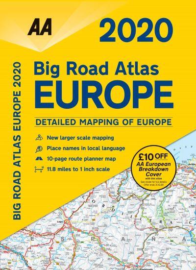 Big Road Atlas Europe Sp 2020
