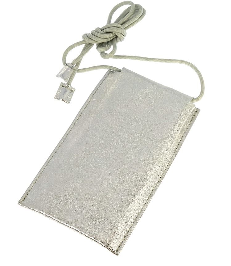 Telefonikott vasikanahast, Silver