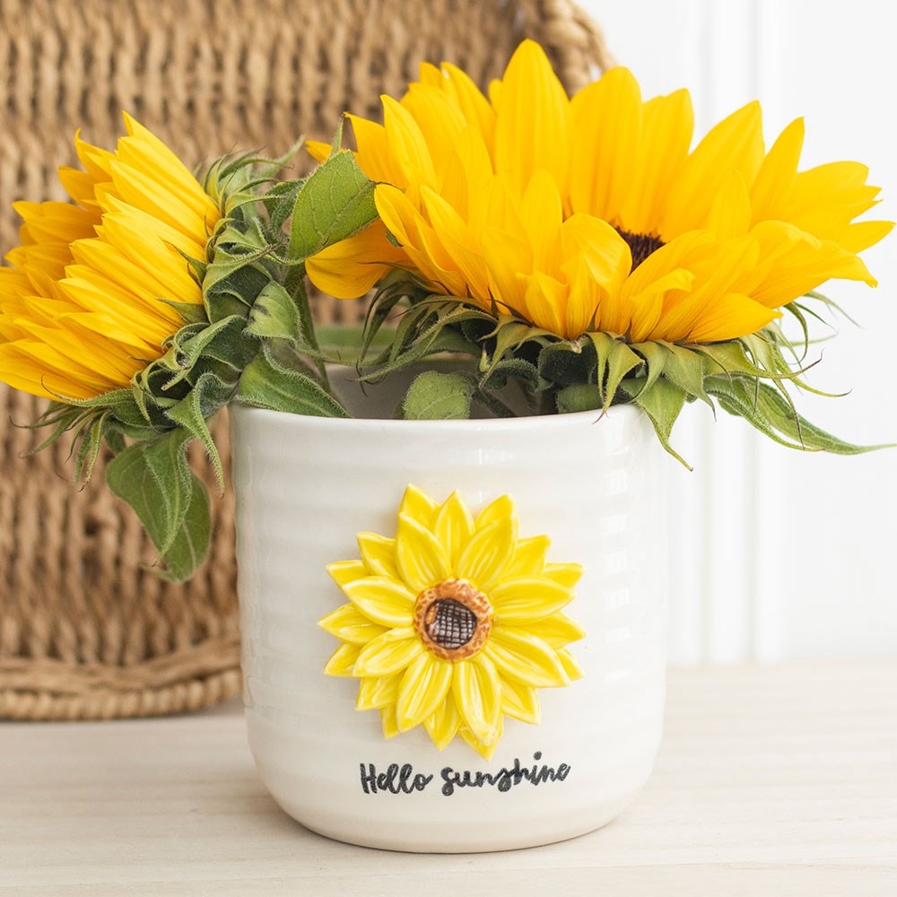 Lillepott Hello Sunshine 3D Sunflower