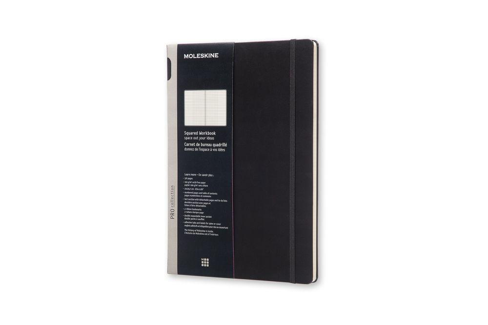 Moleskine Workbook Squared A4 Black Hard Cover