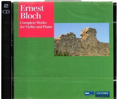 E.BLOCH - COMPLETE WORKS FOR VIOLIN AND PIANO CD