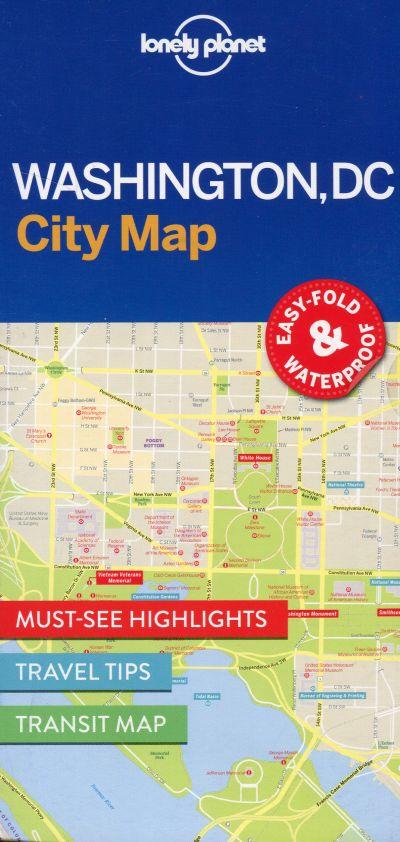 Lonely Planet: City Map Washington, Dc