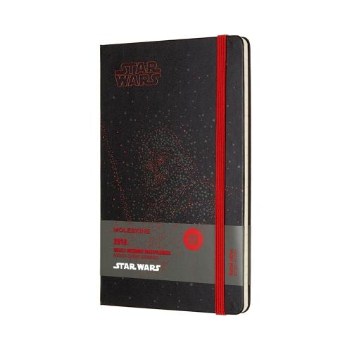 2018 Moleskine 12M Star Wars Weekly Notebook Largehard, Darth Vader