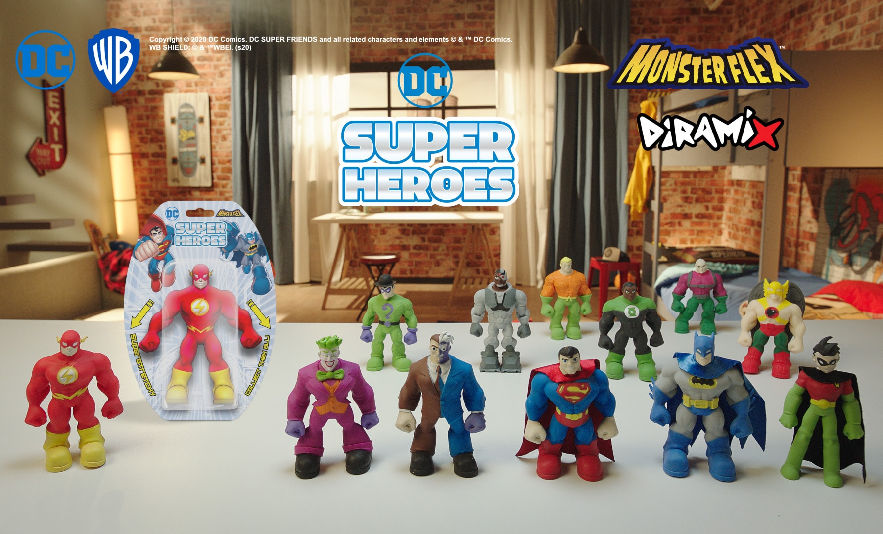 MONSTERFLEX SUPERVENIVAD DC SUPERKANGELASED, 1TK,ASSORTII