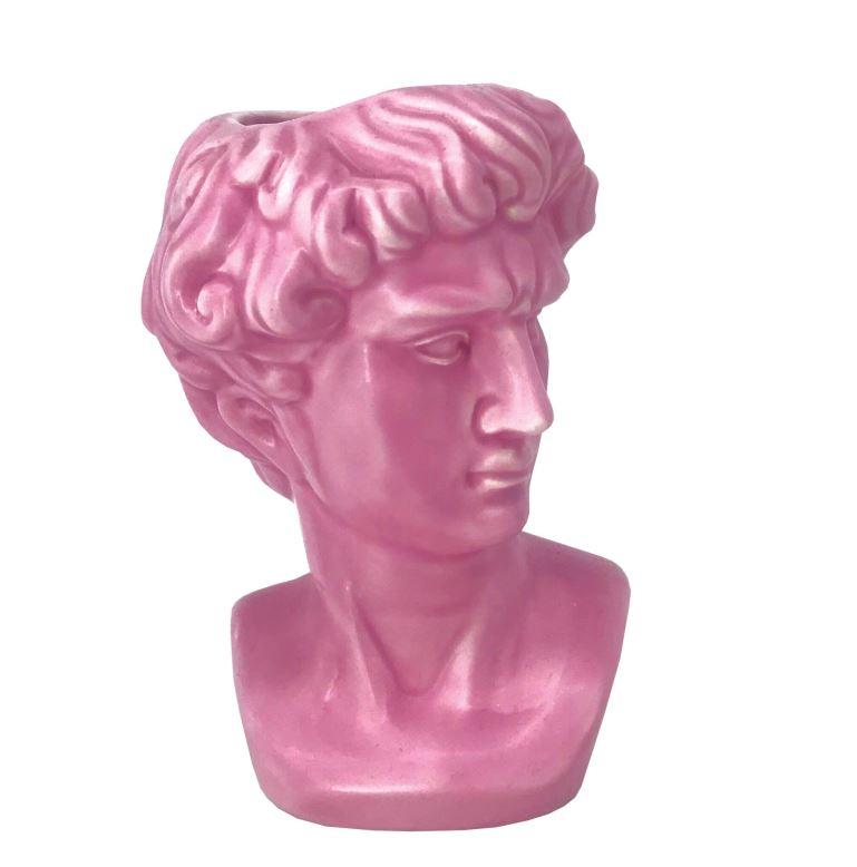 Vaas Greek Head, pink, small