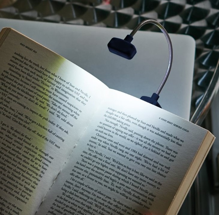 Lugemislamp Book Lover's Reading Light: Moon & Stars