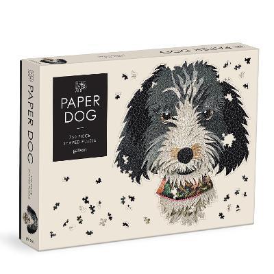 PAPER DOGS 750 PIECE SHAPED PUZZLE