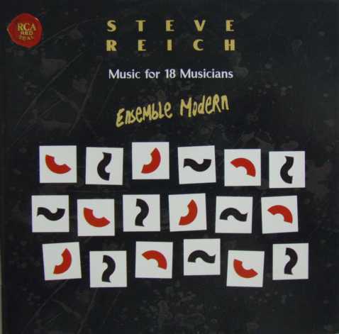 STEVE RIECH, ENSEMBLE MODERN - MUSIC FOR 18 MUSICIANS (1999) CD