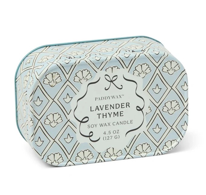 Paddywax Lõhnaküünal Cherie Metallkarbis Lavender&Thyme,170g