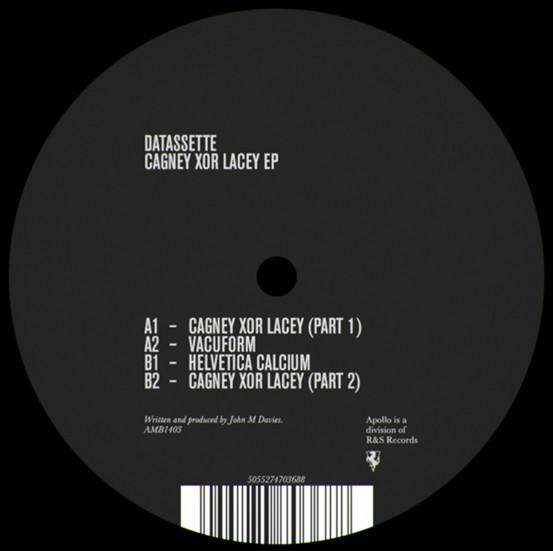 DATASSETTE - CAGNEY XOR LACEY EP (2014) 12"