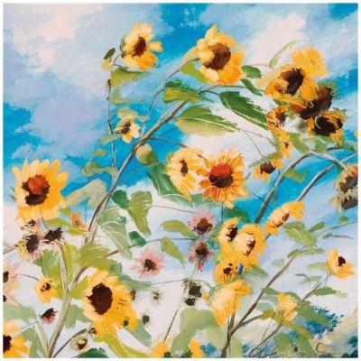 Õnnitluskaart Sunflowers in The Wind