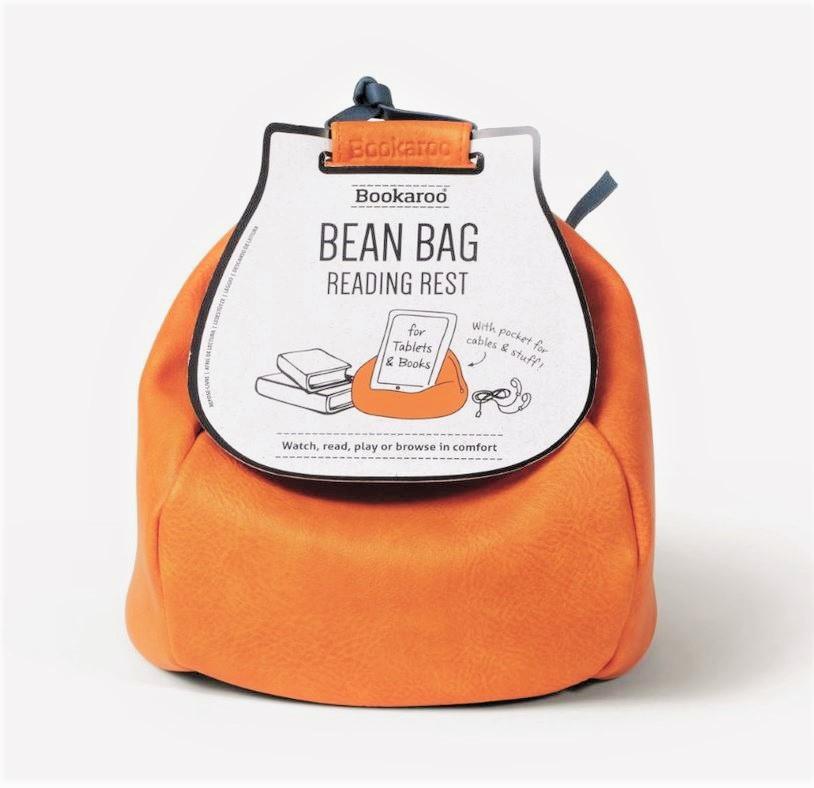 Lugemisalus Bookaroo Bean Bag, orange