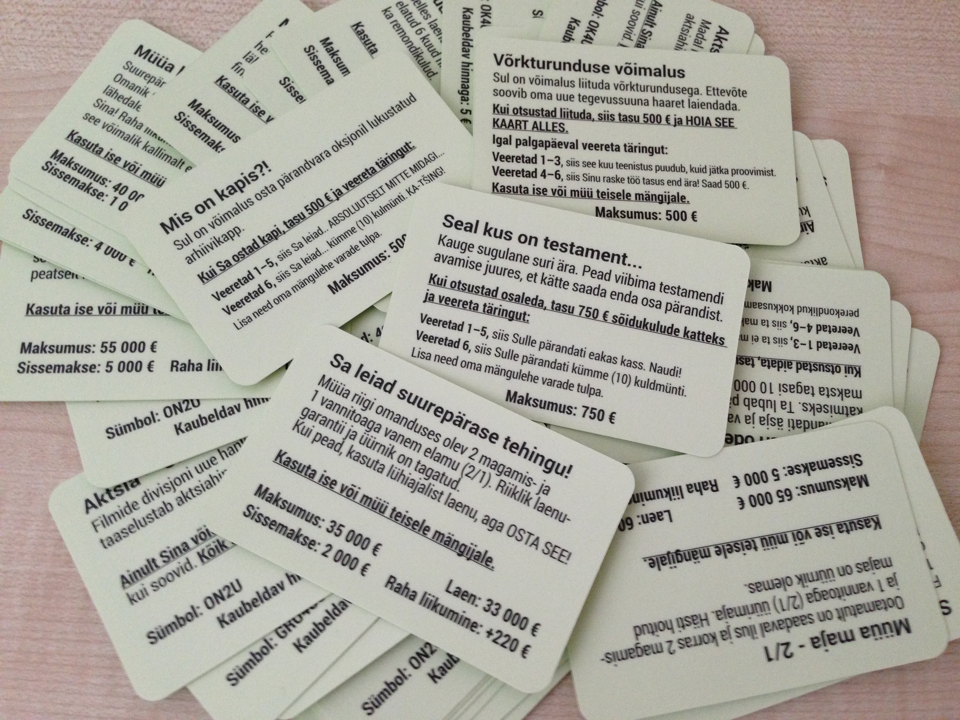 LAUAMÄNG CASHFLOW. SAA ORAVARA