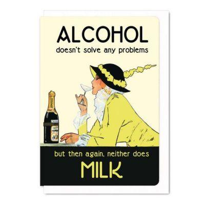 Õnnitluskaart Alcohol and Milk
