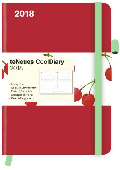 COOL DIARY LARGE 2018: RED/CHERRY