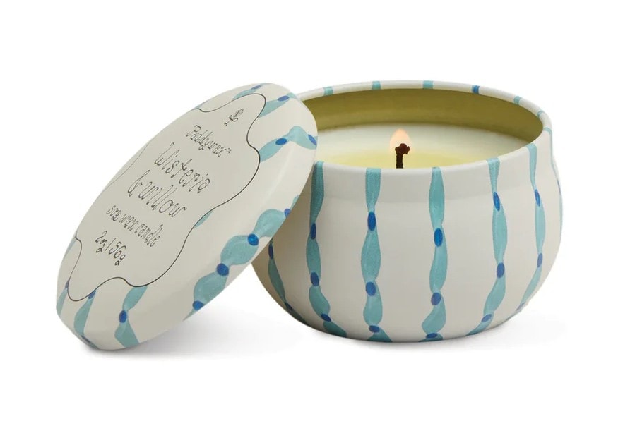 Paddywax Lõhnaküünal Tulip Metallkarbis Wisteria&Willow,56g