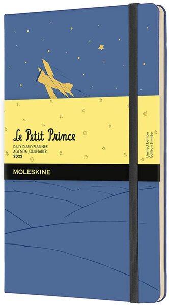 MOLESKINE 12M (2022) LITTLE PRINCE DAILY DIARY LARGE, FORGET-ME-NOT BLUE