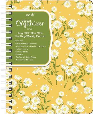 POSH: DELUXE ORGANIZER 17-MONTH 2022-2023 MONTHLY/WEEKLY HARDCOVER PLANNER CALENDAR