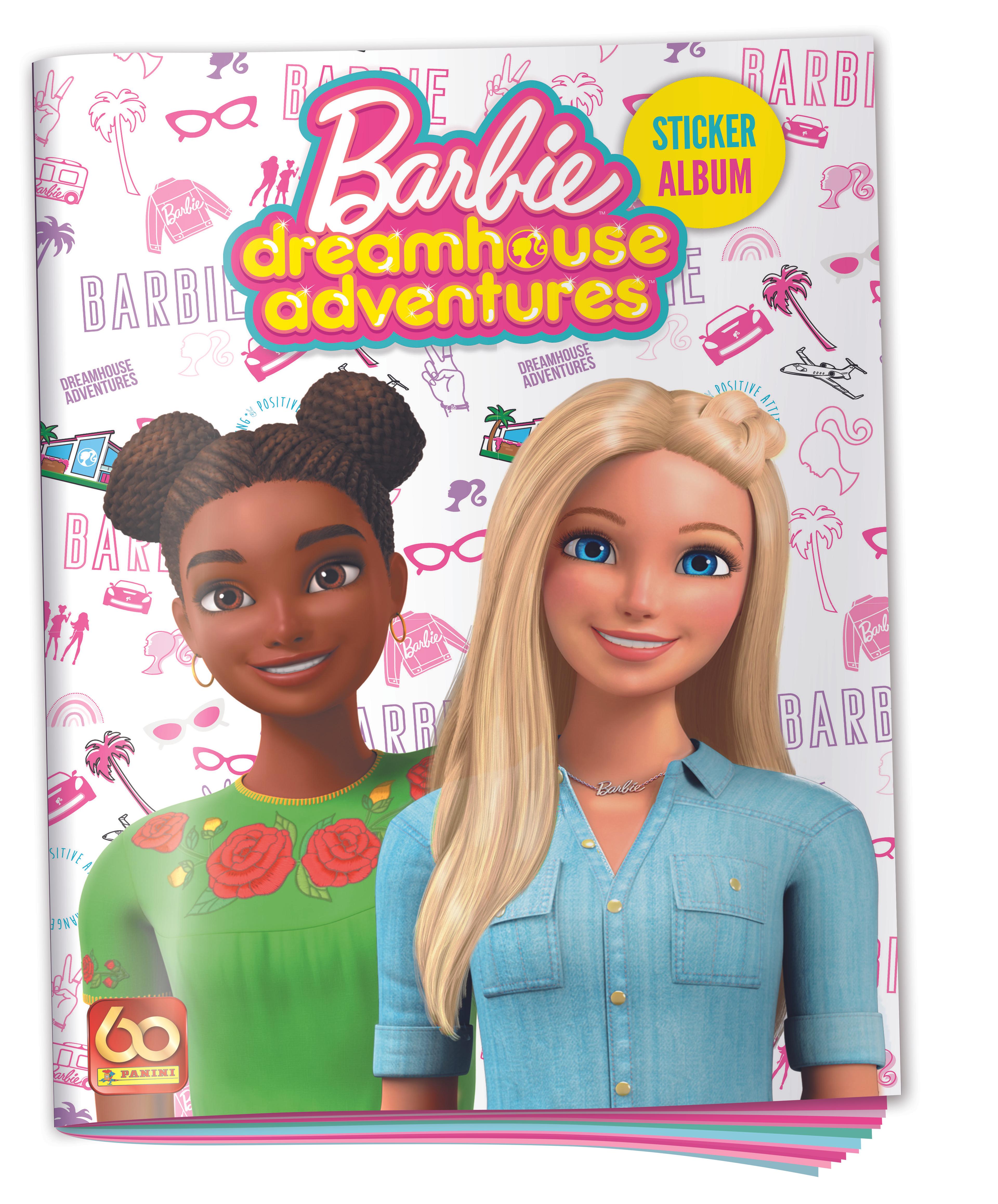 Kogumiskleepsude album Barbie Dreamhouse Adventure