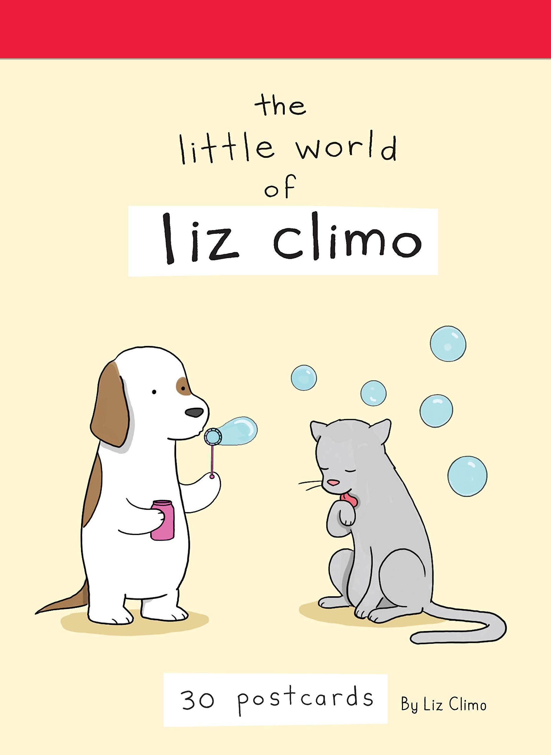 POSTKAARTIDE KOMPLEKT THE LITTLE WORLD OF LIZ CLIMO, 30TK