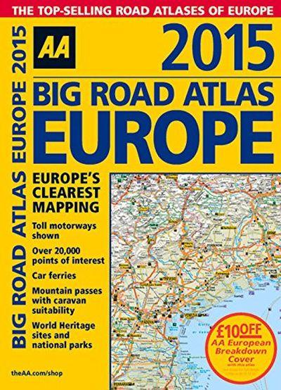 Aa Atlas 2015: Europe Big Road Atlas