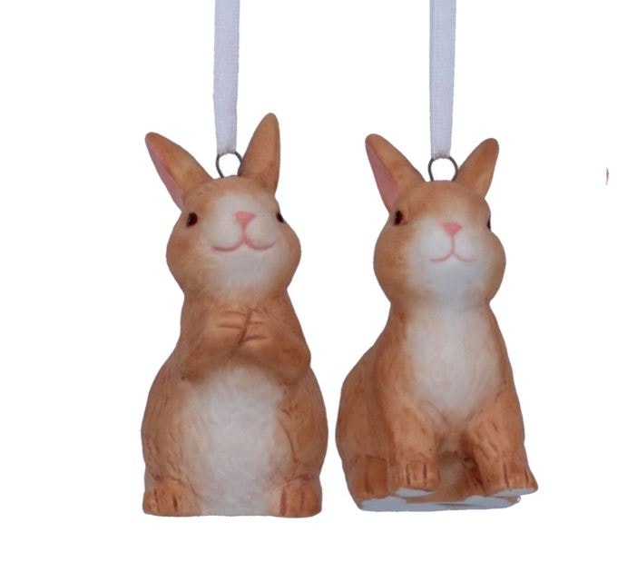 Rippuv kaunistus Brown Bunny, 7cm, assortii
