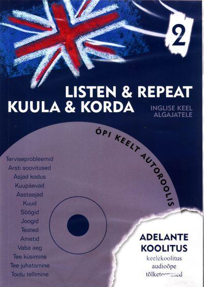 KUULA JA KORDA INGLISE KEEL ALGAJATELE 2. CD