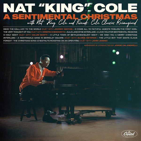 NAT KING COLE - A SENTIMENTAL CHRISTMAS WITH NAT KING COLE AND FRIENDS LP