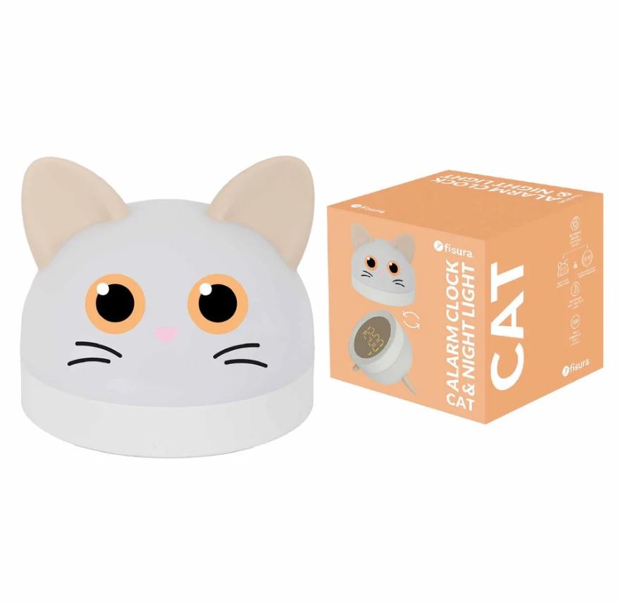 Äratuskell-öölamp Cat