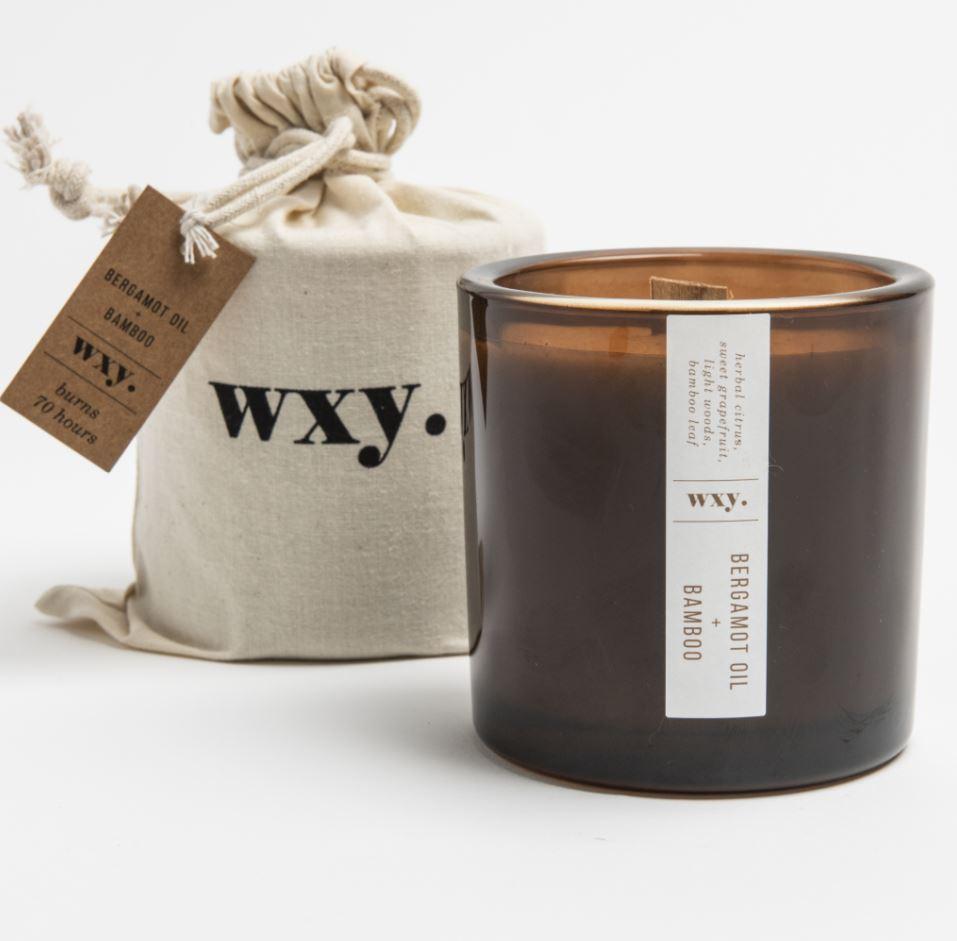 Wxy lõhnaküünal Amber: Bamboo & Bergamot, 141G