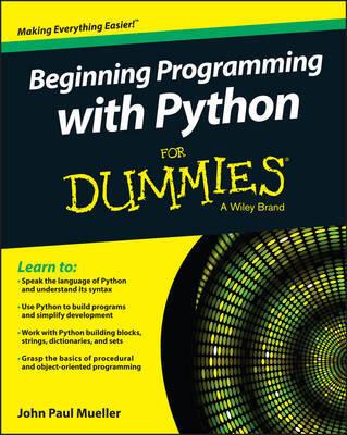 BEGINNING PROGRAMMING WITH PYTHON FOR DUMMIES