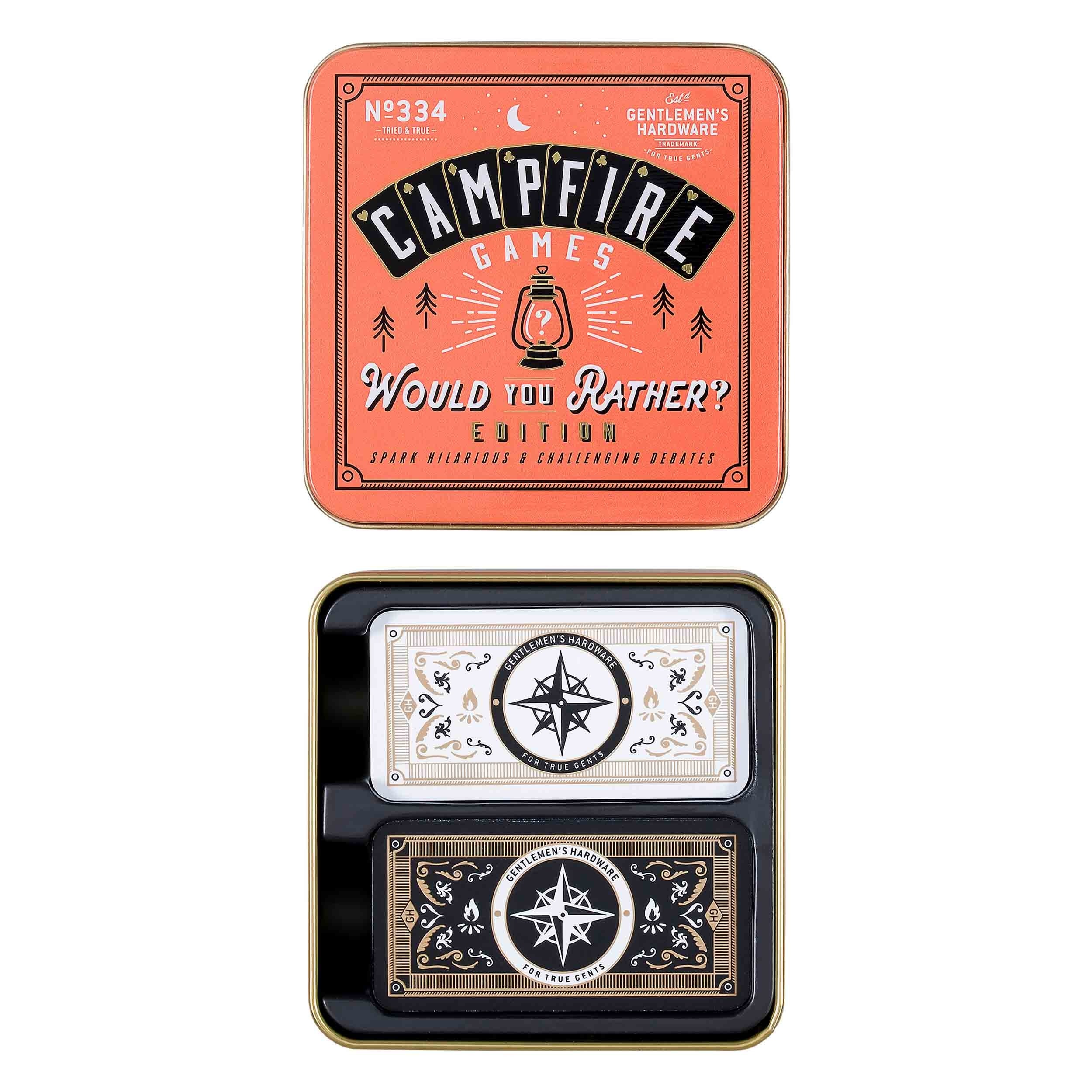 GENTLEMEN'S HARDWARE CAMPFIRE WOULD YOU RATHER GAME