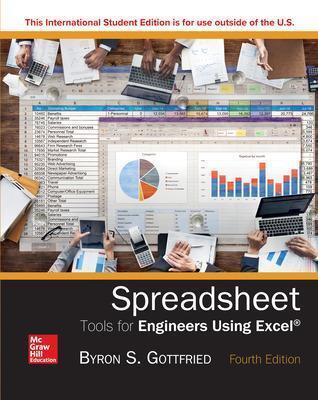 ISE SPREADSHEET TOOLS FOR ENGINEERS USING EXCEL