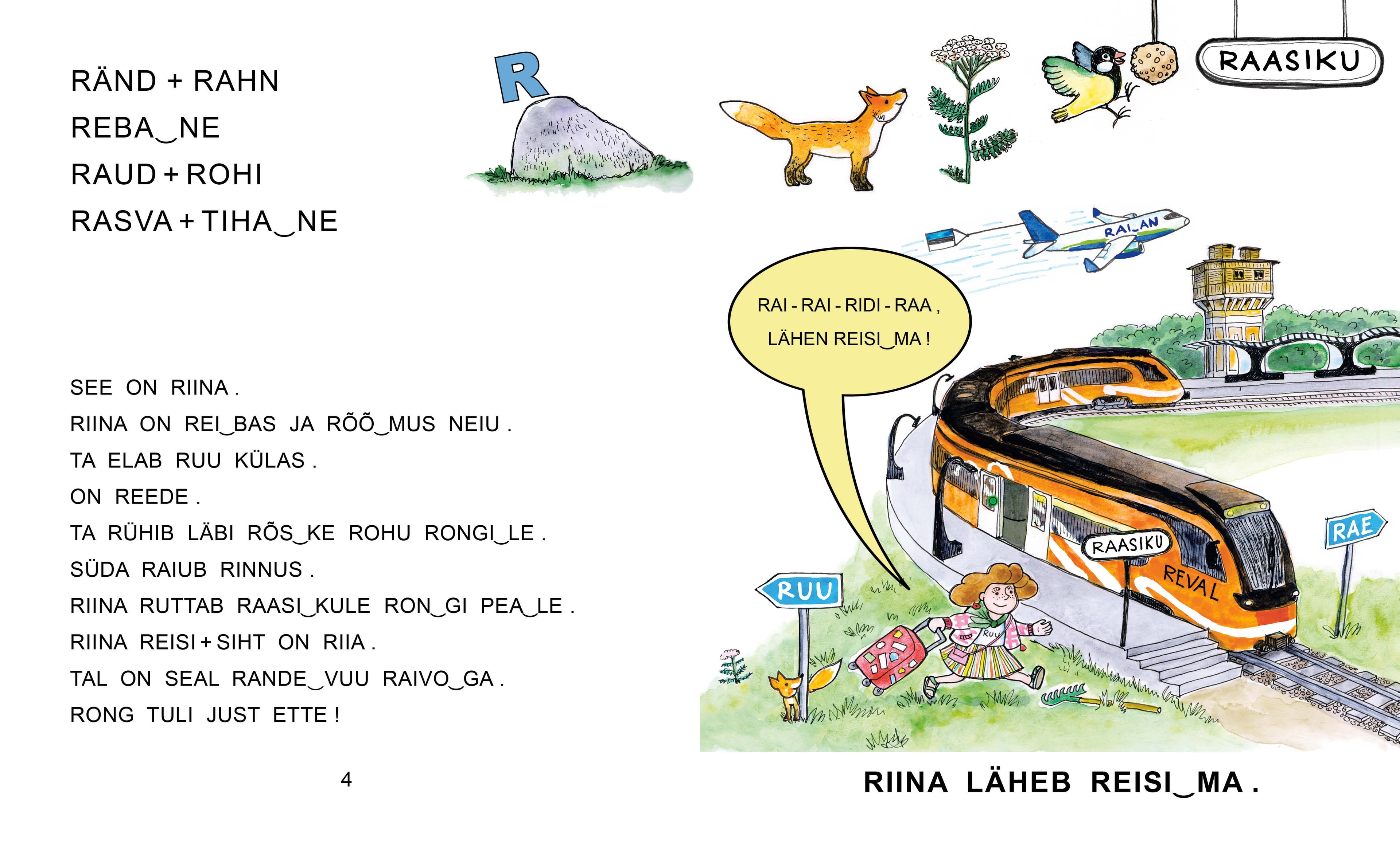 Riina reisib rongiga