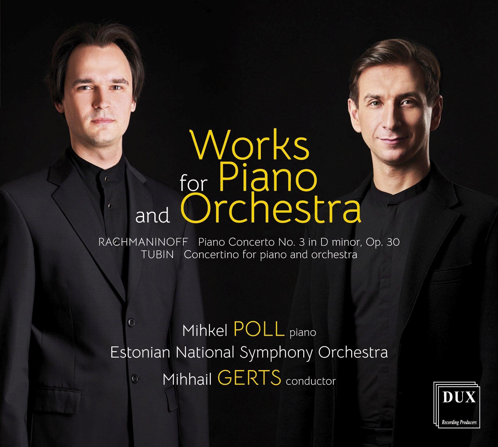 MIHKEL POLL & MIHHAIL GERTS - WORKS FOR PIANO AND ORCHESTRA (2021) CD