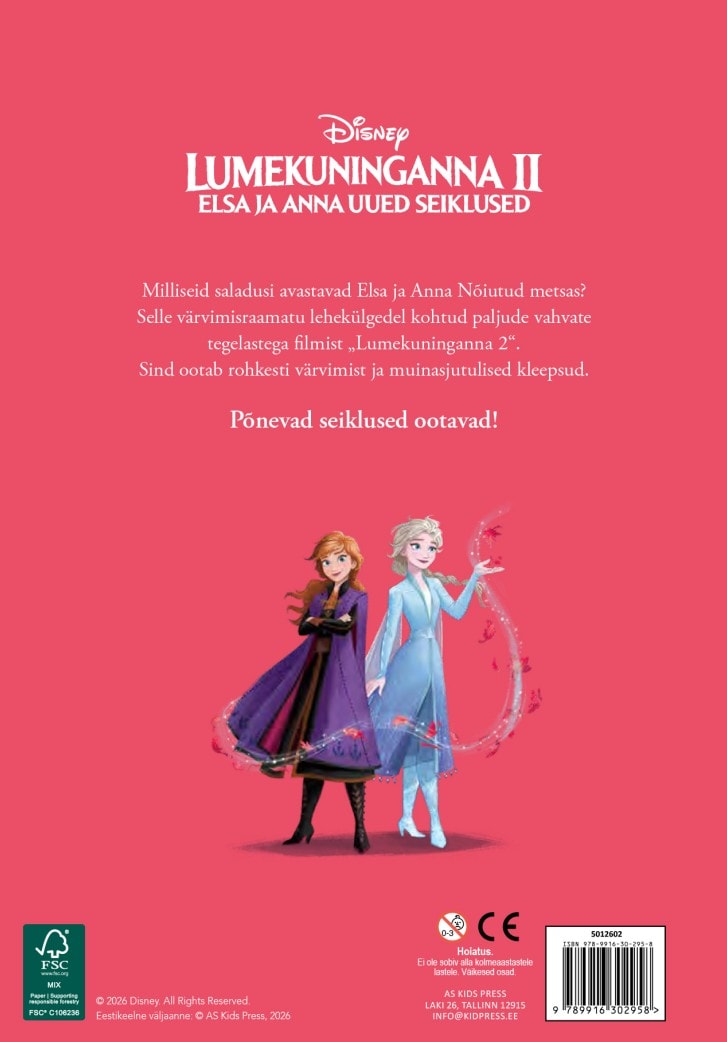 Lumekuninganna ja igavene talv. Värvimisraamat