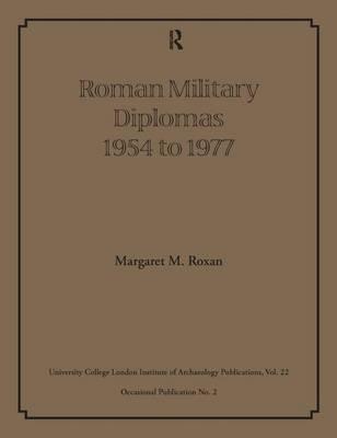 ROMAN MILITARY DIPLOMAS 1954 TO 1977