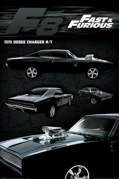 POSTER FAST & FURIOUS 8 (DODGE CHARGER), MAXI