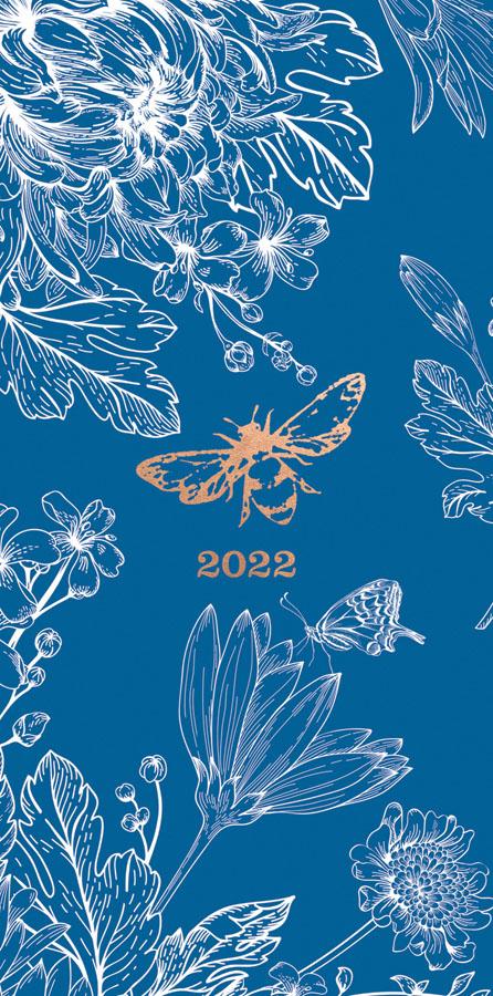 2022 Kalendermärkmik Slim, Floral Bee