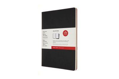 Moleskine Cahier Journals Subject A4 Black & CranbERRY RED